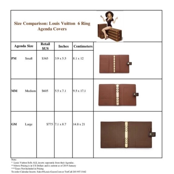 Louis Vuitton planner calendar card holder travel organizer passport wallet cute - Picture 10 of 11